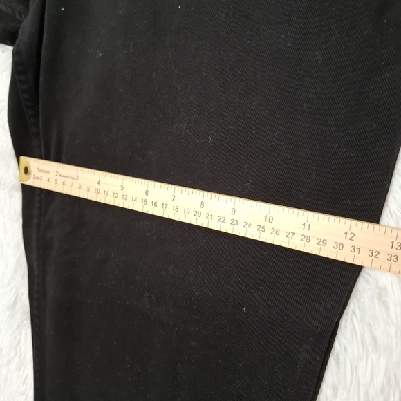 Lauren Ralph Lauren Jeans Women’s Plus Size  Straight High Rise Size 16 Black - Picture 12 of 14
